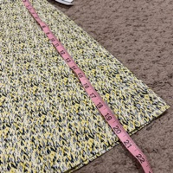 Women's Margaret M Skirt Size L Yellow Black - Picture 5 of 7